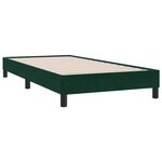 vidaXL Sommier à lattes de lit sans matelas vert foncé 90x210 cm