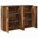 vidaXL Buffet Bois ancien 60 x 31 x 84 cm Bois d'ingénierie