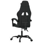 vidaXL Chaise de jeu Noir Similicuir