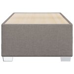 vidaXL Cadre de lit Taupe 90x190 cm Tissu