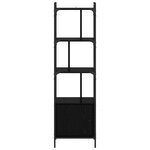 vidaXL Bibliothèque Chêne noir 44 5 x 30 x 154 5 cm Bois d'ingénierie