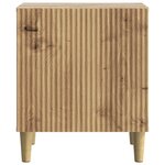 vidaXL Cabinet de chevet 2 Pièces Chêne artisanal 43 x 34 5 x 50 cm