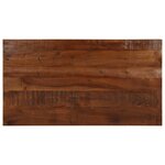 vidaXL Dessus de table 100x60x2 5cm rectangulaire bois massif récupéré