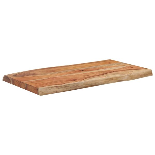vidaXL Table d'appoint 70x40x2 5cm bois massif acacia bordure assortie