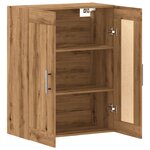 vidaXL Armoire murale chêne artisanal 69 5x34x90 cm bois d'ingénierie