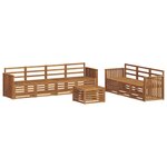 vidaXL Ensembles de canapés 8 pc Naturel Bois d'Acacia Massif