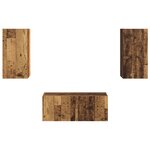 vidaXL Ensemble meuble TV 6 Pièces Bois ancien Bois d'ingénierie