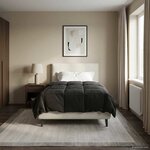 vidaXL Duvet complet toute l'année Anthracite 135 x 220 cm Microfibre