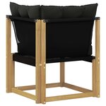 vidaXL Canapé d'angle extérieur Blanc
