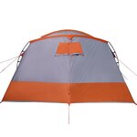 vidaXL Tente familiale tunnel 8 personnes gris imperméable