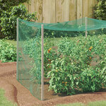 vidaXL Filet de protection pour oiseaux Vert 2 x 10 m Polyéthylène