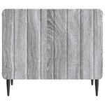 vidaXL Table basse Sonoma gris 49 x 50 x 42 cm Bois d'ingénierie