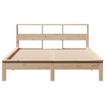 vidaXL Cadre de lit sans matelas 160x200 cm bois massif de pin