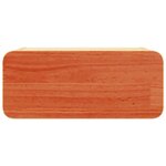 vidaXL Table de chevet Brun cire 39 x 34 x 16 5 cm Bois massif en pin