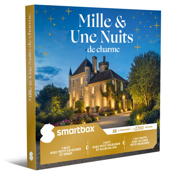 SMARTBOX - Coffret Cadeau Mille et une nuits de charme -  Séjour
