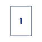 Bte de 25 etiquettes d'expédition 199,6 x 289,1 mm avery zweckform