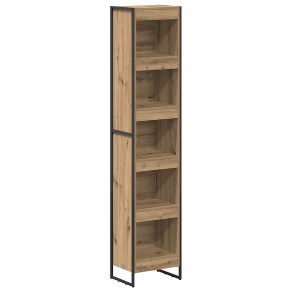 vidaXL Bibliothèque Chêne artisan 80 x 30 x 155 cm Bois d'ingénierie