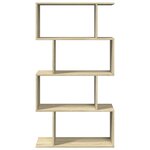 vidaXL Étagère séparatrice de pièce 4 niveaux chêne sonoma 70x24x129cm
