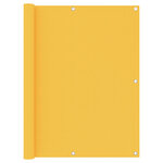 vidaXL Écran de balcon Jaune 120x300 cm Tissu Oxford