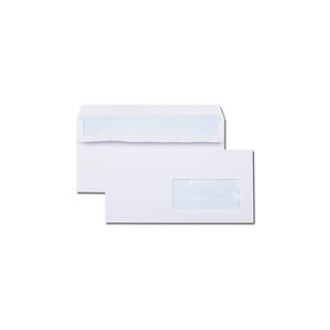 Env blanche dl autocollante gpv x500