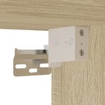 vidaXL Ensemble de meubles de salle de bain 2 Pièces chêne sonoma