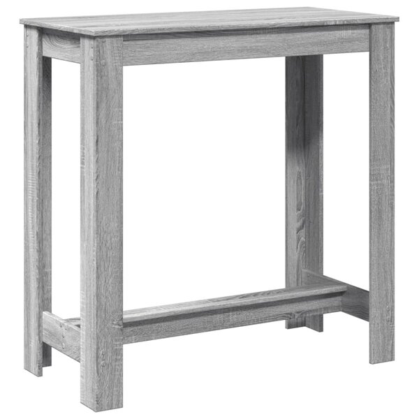 vidaXL Table de bar sonoma gris 102x50x103 5 cm bois d'ingénierie