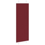 vidaXL Store plissé rouge bordeaux 70x200 cm largeur du tissu 69 4 cm