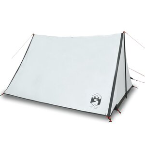 vidaXL Tente de camping 2 personnes blanc tissu occultant imperméable