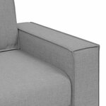 vidaXL Canapé 3 places Gris nuage 180 cm Tissu