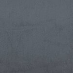 vidaXL Canapé à 2 places Gris foncé 140 cm Velours