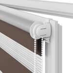 Store enrouleur tamisant 40 x 100 cm marron