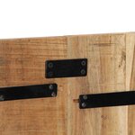 vidaXL Tête de lit 120 cm bois d'acacia massif