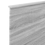 vidaXL Tête de lit Gris Sonoma 80 cm Bois d'ingénierie