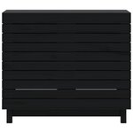 vidaXL Panier à linge 88 5x44x76 cm bois massif de pin