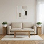 vidaXL Support de Plante 2 pièces Chêne artisanal 30 5 x 30 x 43 cm
