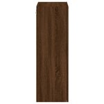 vidaXL Meuble TV mural chêne marron 40 5x30x90 cm bois d'ingénierie