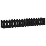 vidaXL Lit surélevé de jardin design de clôture 200x30x30cm pin massif