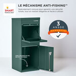 Boîte à colis Large Vert 2 portes Acier galvanisé SMART PARCEL BOX™