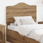 vidaXL Tête de lit Chêne artisanal 100 cm Bois d'ingénierie