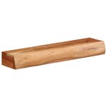 vidaXL Étagères murales 2 Pièces 60x17x8 cm bois massif d'acacia