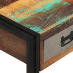 vidaXL Table basse avec 3 tiroirs Bois de récupération 100x50x35 cm