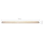 vidaXL Dessus de table Crème Ø50x2 5 cm Marbre