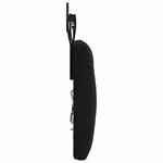 vidaXL Tête de lit suspendue Noir Velours