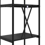 vidaXL Étagère Chêne noir 40 x 30 x 109 cm Bois d'ingénierie
