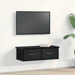 vidaXL Meuble mural Chêne noir 60 x 26 x 18.5 cm Bois d'ingénierie
