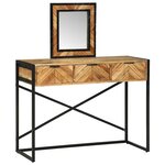 vidaXL Table de Toilette Marron 100 x 40 x 120 cm Bois d'Acacia Massif
