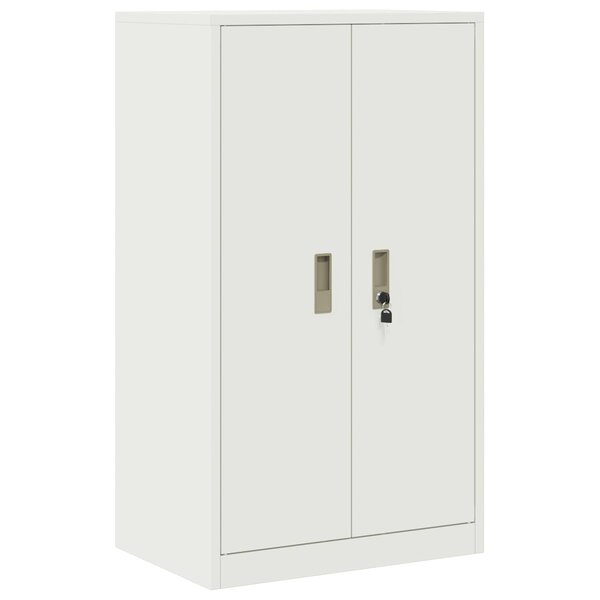 vidaXL Armoire de rangement Blanc 60 x 40 x 105 cm Acier