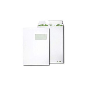 Gpv 250 pochettes, c4, 229 x 324 mm, avec fenêtre à droite