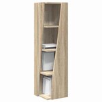vidaXL Meuble d'angle Blanc 27 5x27x102cm Bois d'ingénierie