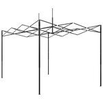 vidaXL Serre avec cadre pop-up avec toit Vert 280 x 410 x 315 cm Acier